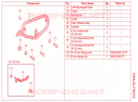 KIT,L SADDLE BAG SUPPORT pour Honda REBEL 1100 DCT de 2021