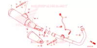 SILENCIEUX D'ECHAPPEMENT pour Honda REBEL 300 ABS de 2021