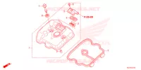 COUVRE CULASSE pour Honda REBEL 300 de 2021