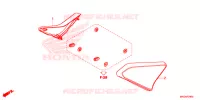 COUVERCLES LATERAUX pour Honda REBEL 500 ABS de 2021