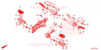 REPOSE PIED pour Honda REBEL 500 de 2021