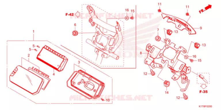 COMPTEUR Honda MOTO 300 CRF 2022  CRF300LDM