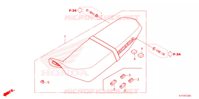 SELLE Honda MOTO 300 CRF 2021  CRF300LM