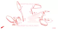 RETROVISEUR   PROTEGE MAIN pour Honda CRF 300 L de 2021
