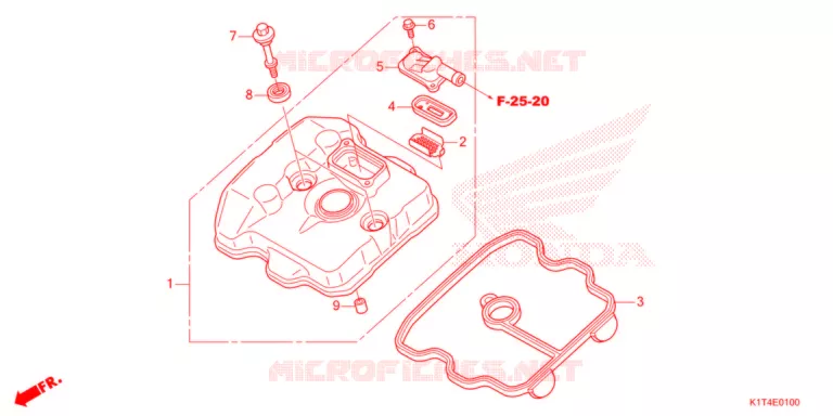 COUVRE CULASSE Honda MOTO 300 CRF 2021  CRF300LRAM