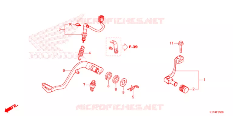 PEDALE Honda MOTO 300 CRF 2021  CRF300LRM