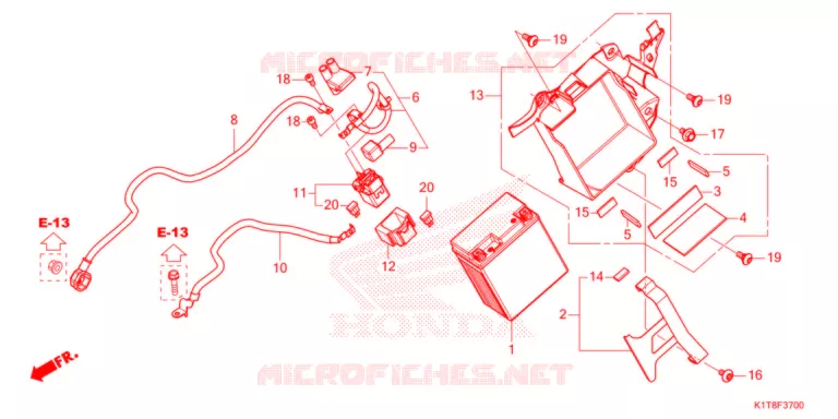 BATTERIE Honda MOTO 300 CRF 2021  CRF300LRM