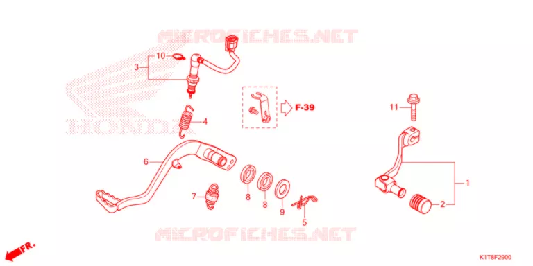 PEDALE Honda MOTO 300 CRF 2021  CRF300LRM