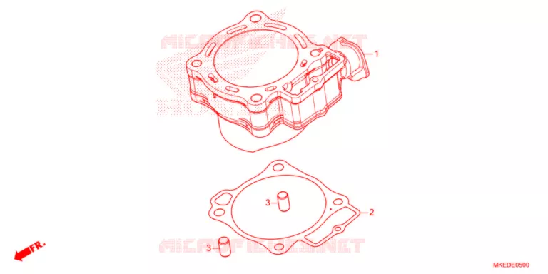 CYLINDRE Honda MOTO 450 CRF 2021  CRF450RM