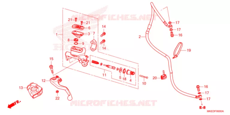 MAITRE-CYLINDRE Honda MOTO 450 CRF 2021  CRF450RM