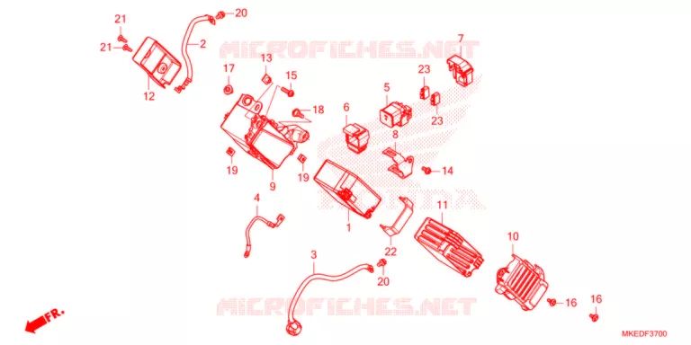 BATTERIE Honda MOTO 450 CRF 2022  CRF450RM