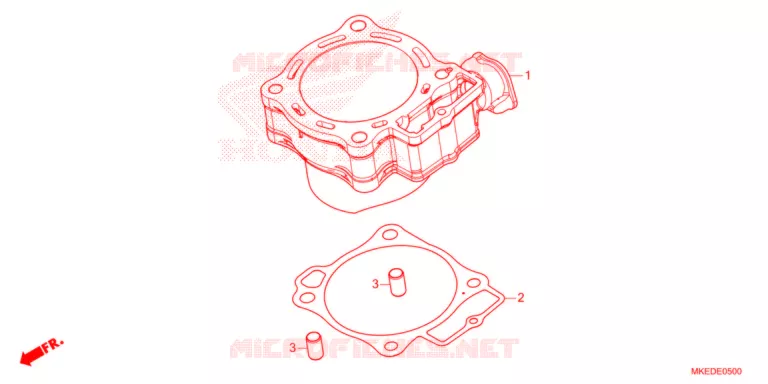 CYLINDRE Honda MOTO 450 CRF 2021  CRF450RM
