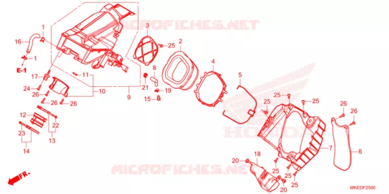 FILTRE A AIR Honda MOTO 450 CRF 2022  CRF450RM