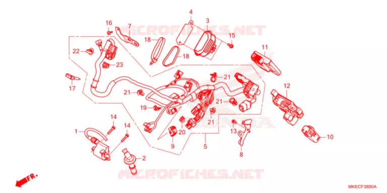 FAISCEAU DES FILS Honda MOTO 450 CRF 2021  CRF450RWEM