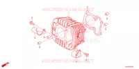 CYLINDRE pour Honda GROM 125 de 2022