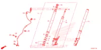 FOURCHE pour Honda GROM 125 de 2022