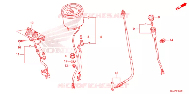 COMPTEUR Honda SCOOTER 50 RUCKUS 2021  NPS50N_A