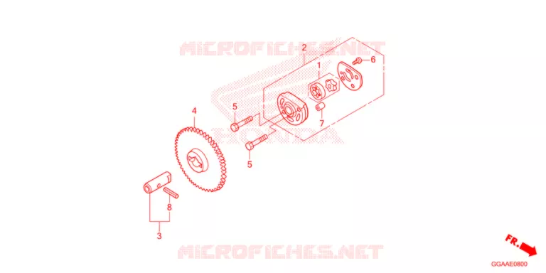 POMPE A HUILE Honda SCOOTER 50 RUCKUS 2021  NPS50N_A