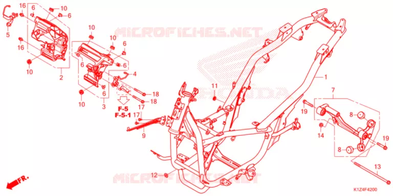 CADRE Honda SCOOTER 160 PCX 2021  WW150AM