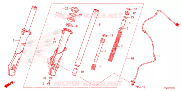 FOURCHE Honda SCOOTER 150 PCX 2021  WW150M