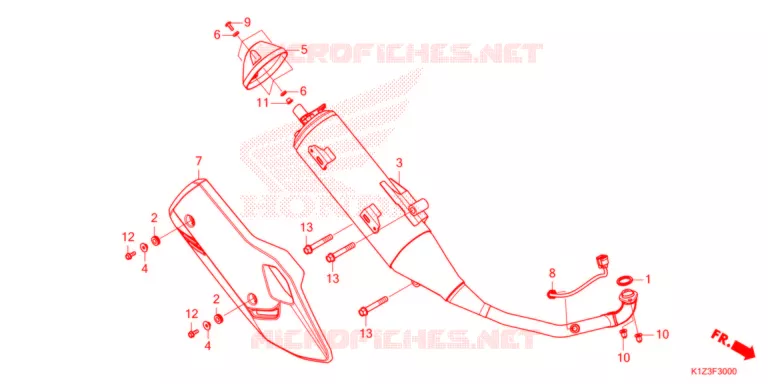SILENCIEUX D'ECHAPPEMENT Honda SCOOTER 160 PCX 2021  WW150M