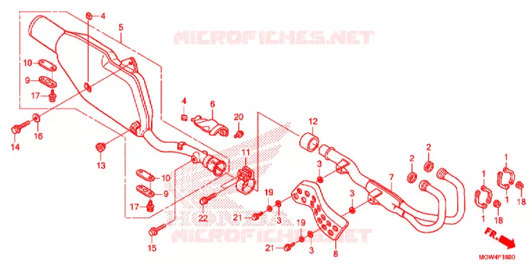 SILENCIEUX D'ECHAPPEMENT Honda MOTO 650 XR 2021  XR650LM