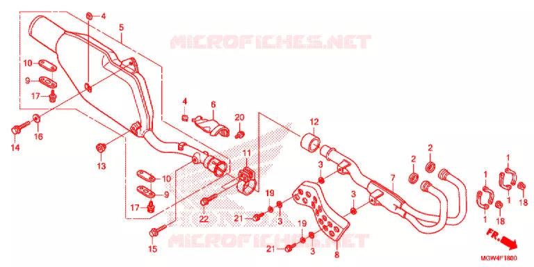 SILENCIEUX D'ECHAPPEMENT Honda MOTO 650 XR 2021  XR650LM