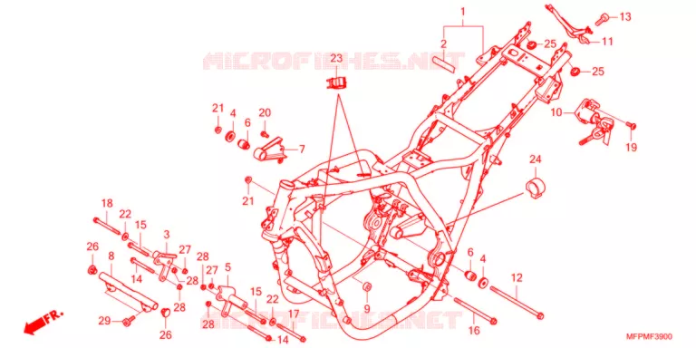 CADRE Honda MOTO 1300 CB 2021  CB1300SSPM