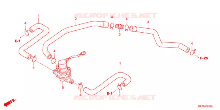 VALVE DE COMMANDE D'INJECTION D'AIR Honda MOTO 1300 CB 2022  CB1300SSPM