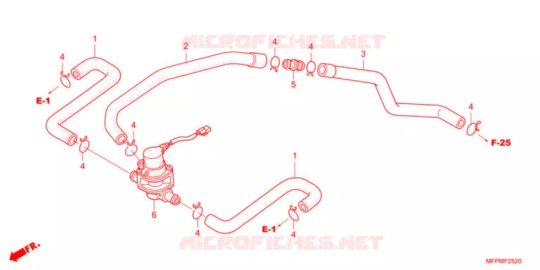 VALVE DE COMMANDE D'INJECTION D'AIR Honda MOTO 1300 CB 2021  CB1300SSPM