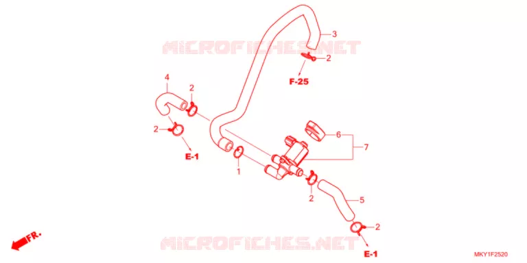 VALVE DE COMMANDE D'INJECTION D'AIR Honda MOTO 650 CB 2021  CB650RAM