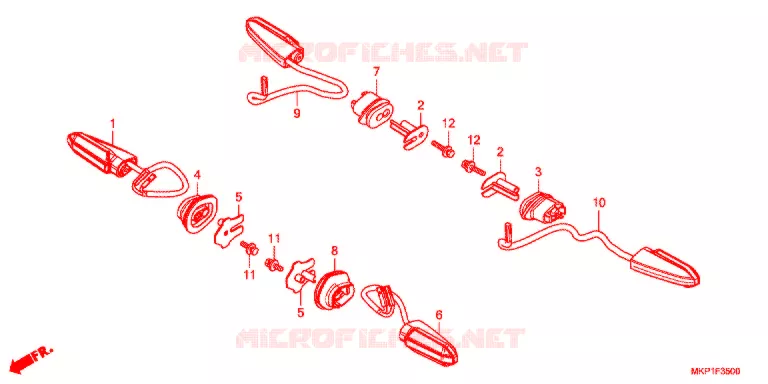CLIGNOTANT Honda MOTO 400 CBR 2021  CBR400RAM_J
