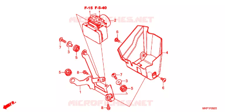 MODULATEUR ABS Honda MOTO 400 CBR 2021  CBR400RAM_J
