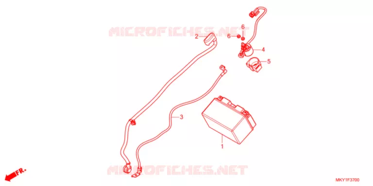BATTERIE Honda MOTO 650 CBR 2021  CBR650RAM