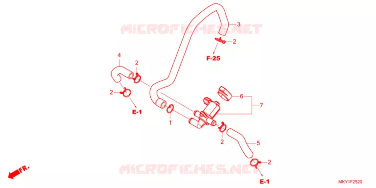VALVE DE COMMANDE D'INJECTION D'AIR Honda MOTO 650 CBR 2022  CBR650RAM