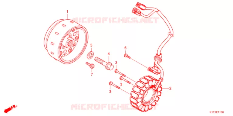 ALTERNATEUR Honda MOTO 250 CRF 2021  CRF250LRAM