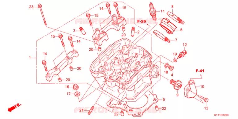 CULASSE Honda MOTO 250 CRF 2021  CRF250LRAM