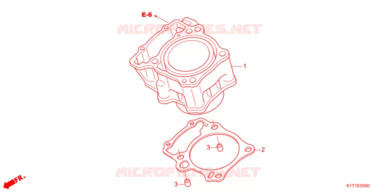 CYLINDRE Honda MOTO 250 CRF 2021  CRF250LRAM