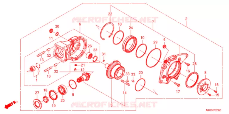 COUPLE CONIQUE Honda MOTO 1800 GOLD-WING 2021  GL1800DAM