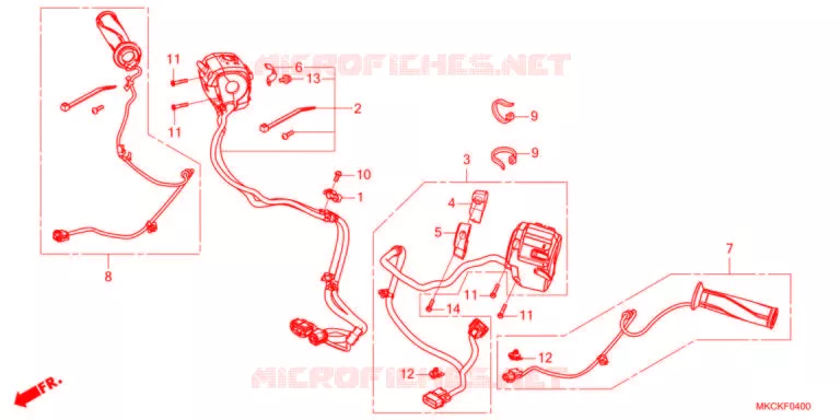 COMMODOS - POIGNEES Honda MOTO 1800 GOLD-WING 2021  GL1800DAM