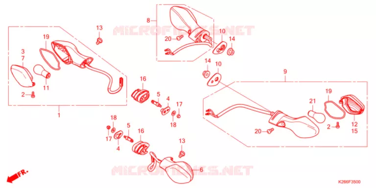 CLIGNOTANT Honda MOTO 125 GROM 2021  MSX125AM