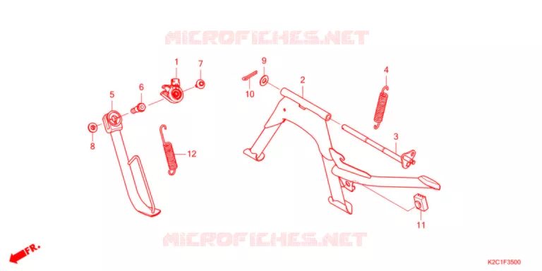 BEQUILLE Honda SCOOTER 110 DIO 2021  NSC110M