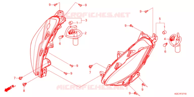 CLIGNOTANT AVANT Honda SCOOTER 110 DIO 2021  NSC110M