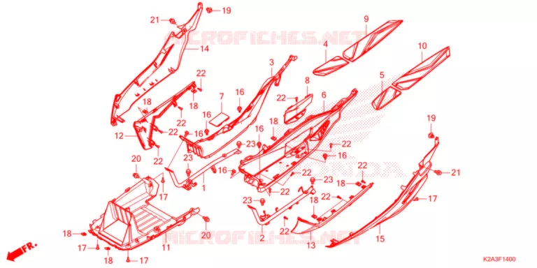 MARCHE PIEDS Honda SCOOTER 250 FORZA 2021  NSS250AM
