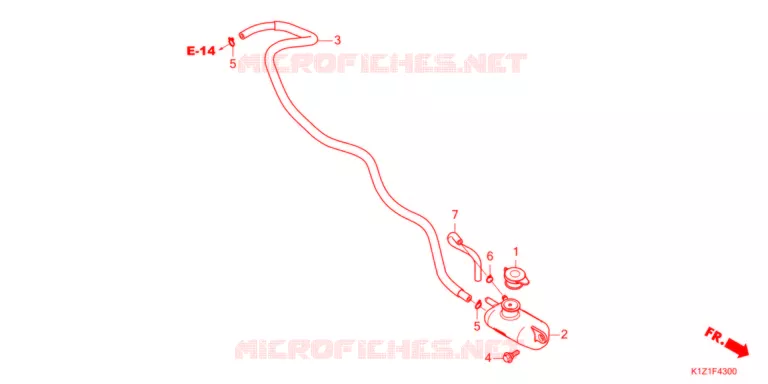 VASE D'EXPANSION Honda SCOOTER 150 PCX 2021  WW150AM