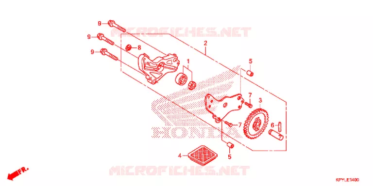 POMPE A HUILE Honda MOTO 125 XRM 2021  CFT125MSM