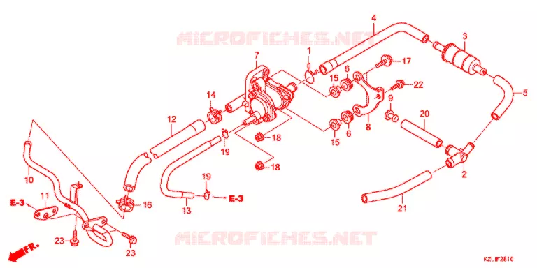 FILTRE A AIR - SOUPAPE D'AIR Honda SCOOTER 110 SPACY 2013  NSC110CC