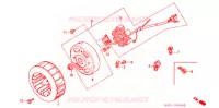 ALTERNATEUR pour Honda TACT 50 S de 1996
