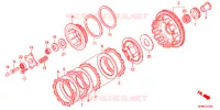EMBRAYAGE pour Honda CB 400 SUPER FOUR TYPE II de 2011