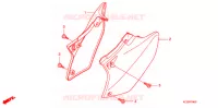 COUVERCLES LATERAUX pour Honda XR 250 DIRT BIKE de 2006